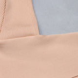 Winter Formal Dresses Knitted Dress Temperament Midriff Outfit Bandage Dress