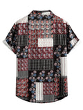 Men Hawaii Shirts Men's Casual Shirt Summer
