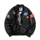 NASA Varsity Jacket Men's Embroidered Loose Women's Baseball Uniform