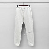 Fog Fear of God Essentials Pant Double Line Letter Reflective Trousers Fleece-Lined High Street Sweatpants