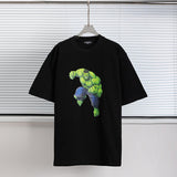 Marvel T Shirt Spring and Summer Versatile Short-Sleeved T-shirt Men and Women