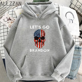 Let'S Go Brandon Hoodie Autumn Winter Hoodie Holiday Men Women Fleece Hooded Sweater
