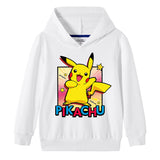 Children Pokemon Pikachu Hoodie Spring and Autumn Cotton Hooded Sweater