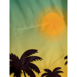 Men Beach T Shirts Printed Short Sleeve Shirt Beach