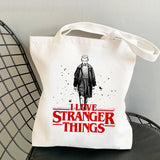 Stranger Things Hellfire Club Handbag Stranger Things Printed Canvas Bag Personalized Creative One Shoulder Student Shopping Bag