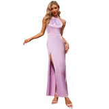 Marilyn Monroe Dress Summer Slim Dress Purple Dress
