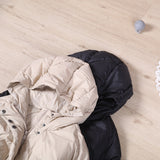 Women Winter Winter Coats Puffer Jacket down Coat Winter Women's Loose plus Size Hem Drawstring Bag Bags down Jacket