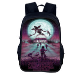 Stranger Things Backpack Youth Casual Backpack Man and Woman Cartoon School Bag Large-Capacity Backpack