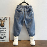 Toddler Boys Pants Boys' Ripped Jeans Spring