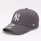 Dodgers and Yankees Baseball Cap 47brand Baseball Cap Female Dark Gray Soft Top Embroidery Hip Hop Male Hat