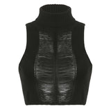 Women Rave Outfits Tops Summer Sexy Hollow Vest Camisole Hot Girl