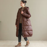 Women Winter Coats Puffer Jacket Down Coat Hooded Down Jacket Female White Duck Down Warm Winter Coat