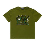 Amiri T Shirt Casual Hip Hop High Street round Neck Short Sleeve T-shirt