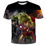 Marvel T Shirt Summer Short Sleeve T-shirt Printed T-shirt