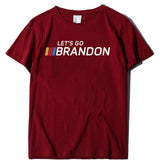 Let's Go Brandon T Shirt Women's Top Short Sleeve T-shirt Women