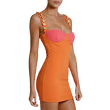 Hot Women in Tight Dresses Women's Summer Sexy Suspender Dress
