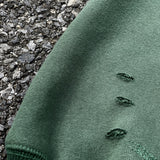 Saint Michael Hoodie Doodle Hand Drawn Worn Vintage Velvet Padded Hooded Sweatshirt