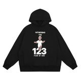 Rrr123 Hoodie Little Angel Hooded Terry Sweater Loose Hoodie
