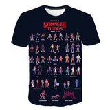 Stranger Things T Shirt 3D Printed Crew Neck T-shirt