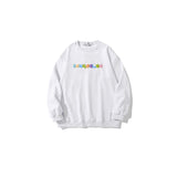 Mens Fall Outfits Love Printed Crew Neck Sweatshirt Men's Loose Couple's Tops Casual Thin Pullover