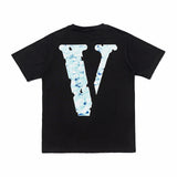 ASAP Yams V Lone T Shirt Kids Pattern Large V Printed Short Sleeve T-shirt