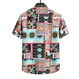 Men Hawaii Shirts Summer Men's Shirt Short Sleeve Shirt