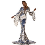 Olivia Wilde Dress Sexy Sequins Dress Silver Banquet Dress