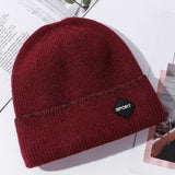 Men Winter Hats Men's Hat Autumn and Winter Solid Color Outdoor Casual Trend
