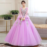 Women's Evening Dress Ball Gown Princess Quinceanera Wedding Dresses Vocal Solo Art Exam Performance Pettiskirt Long Evening Dress for Women