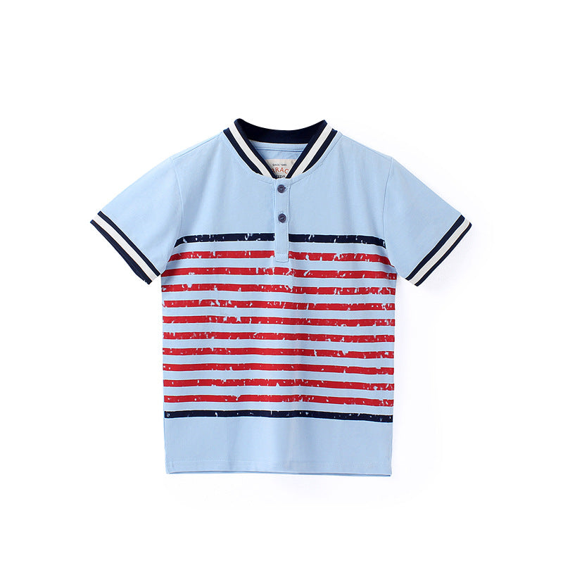 Children T Shrits Children's Summer Clothing Boys Short Sleeve Short Sleeve