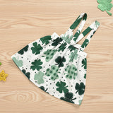 Children Saint Patrick's Day Baby Set Four-Leaf Clover Festival