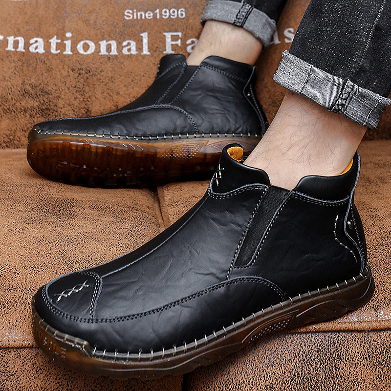 Men's Boots Autumn and Winter Men's Sports plus Size Leisure Outdoor