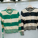 Preppy Aesthetic Sweater Spring and Autumn Retro Gentle Style Cardigan