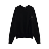 We11 Done Sweatshirts Embossed Letter Print Sweatshirt Same Style for Men and Women