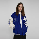 Alaska Varsity Jacket Spring and Autumn Embroidered Baseball Uniform Men's Loose Casual