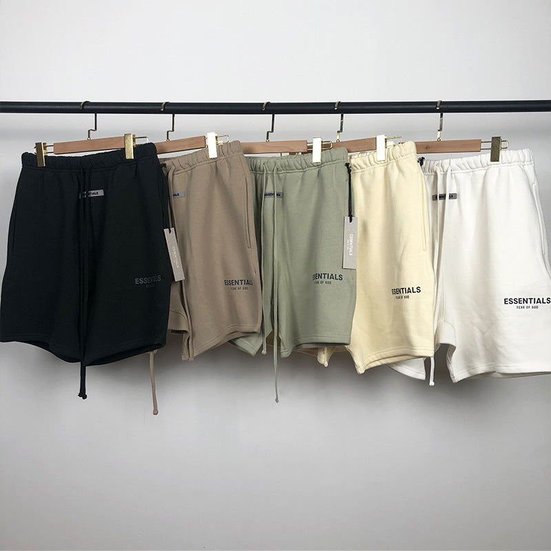 Fear of God Essentials 1977 Shorts Fog Sweater Fashion Brand Shorts