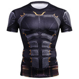 Marvel T Shirt T-shirt Tights Hero Tights Fitness Short Sleeve