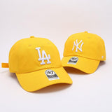 Dodgers and Yankees Baseball Cap 47brand Baseball Cap Female Summer NY