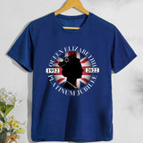 Inspired by Queen's Platinum Jubilee 2022 Elizabeth 70 Years T-shirt Summer Male and Female Large Size