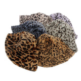 Leopard Fur Hat Autumn and Winter Thickening Warm Hat