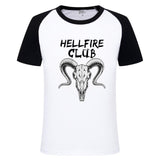 Stranger Things Hellfire Club T Shirt Printed Top Men's and Women's Short-Sleeved T-shirt