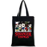 Stranger Things Hellfire Club Handbag Anime Print Tote Bag Fashion Shopping Bag Portable Women's Shoulder Bag