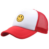 Smiley Face Cap Embroidery Summer Sun Hat