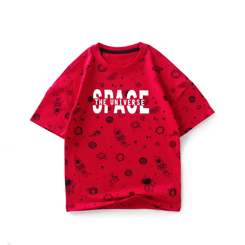 Children T Shrits T-shirt Children's Summer Clothing Short Sleeve T-shirt Boys T-shirt