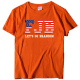 Let's Go Brandon T Shirt Top Women's Letter Print Short-Sleeve T-shirt Women