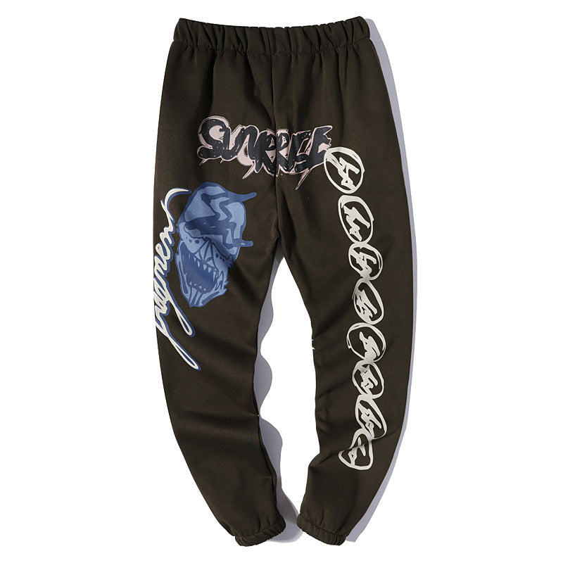 Kanye West Sunday Service Pant Lightning Sports Fleece-Lined Casual Sweatpants
