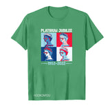 Inspired by Queen's Platinum Jubilee 2022 Elizabeth 70 Years T-shirt Short Sleeve T-shirt