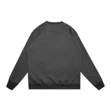 Saint Michael Hoodie Retro Distressed Graffiti Painted Print Loose