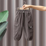 Toddler Boys Pants Boys Cargo Pants Spring and Autumn Leisure