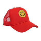 Smiley Face Cap Spring/Summer New Baseball Cap Solid Color Peaked Cap